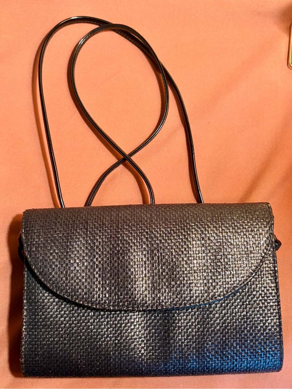Vintage Koret Woven Crossbody Bag